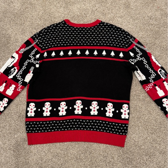 Officially Licensed Krampus Ugly Christmas Sweater Mens L - Picture 5 of 5